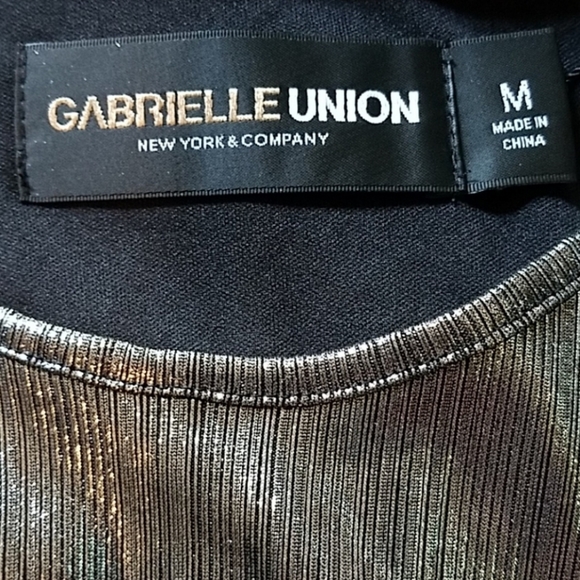 Sliver Holiday Wrap Drape Dress - Picture 2 of 4